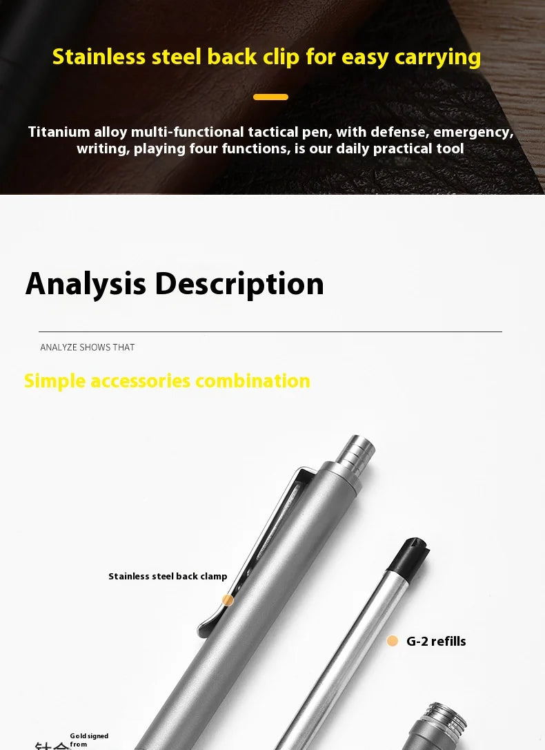 TC4 Titanium Alloy Pen