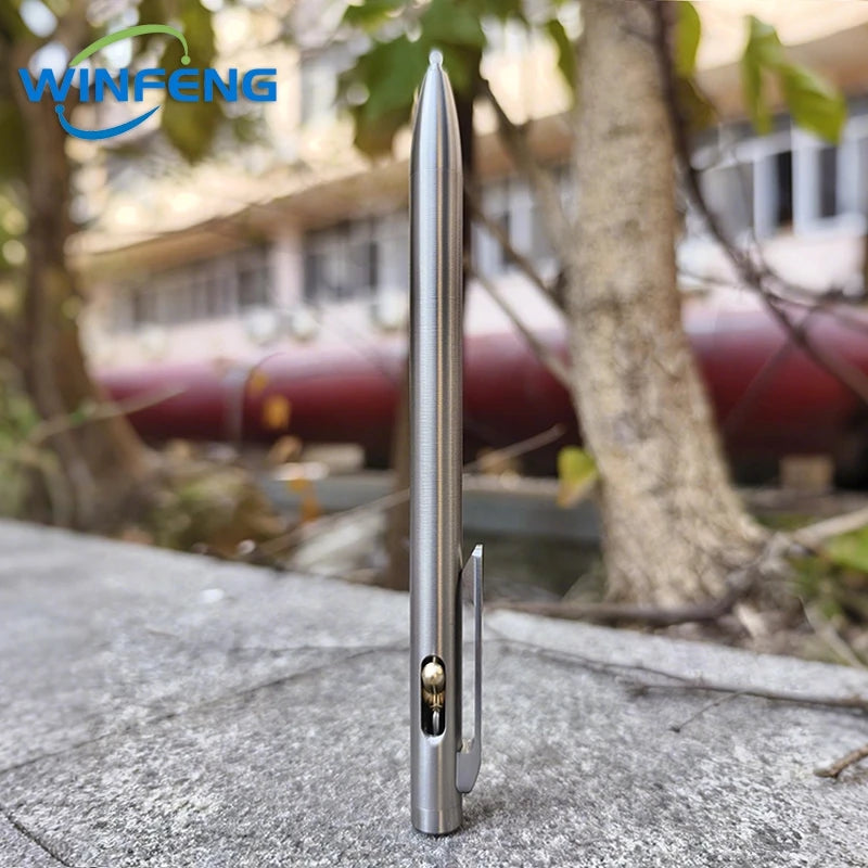 High Quality TC4 Titanium Tactical Pen Business Signature Ballpoint Pen Emergency Glass Breaker Self Defense Supplies