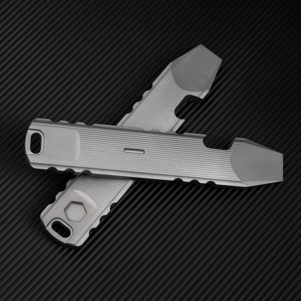 9.4CM Titanium Crowbar: Bottle Opener, Metal Pry Bar, Nail Pryer