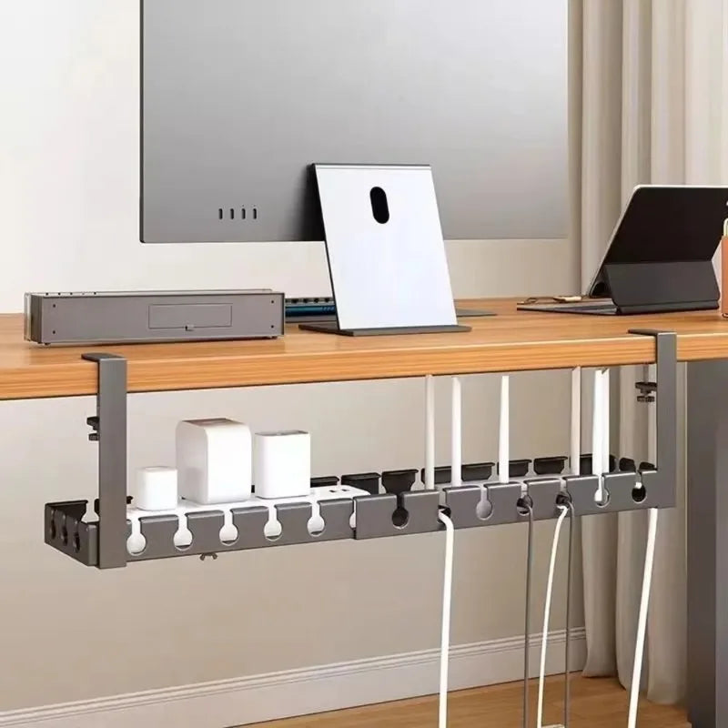Under Desk Cable Management Tray No Drill
