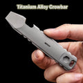 9.4CM Titanium Crowbar: Bottle Opener, Metal Pry Bar, Nail Pryer
