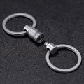 Titanium 360-Degree Rotating Self-Locking Keychain